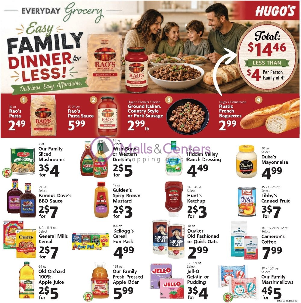 Weekly ad for Hugo's valid: 09/05/2026 - 09/11/2026, page 3