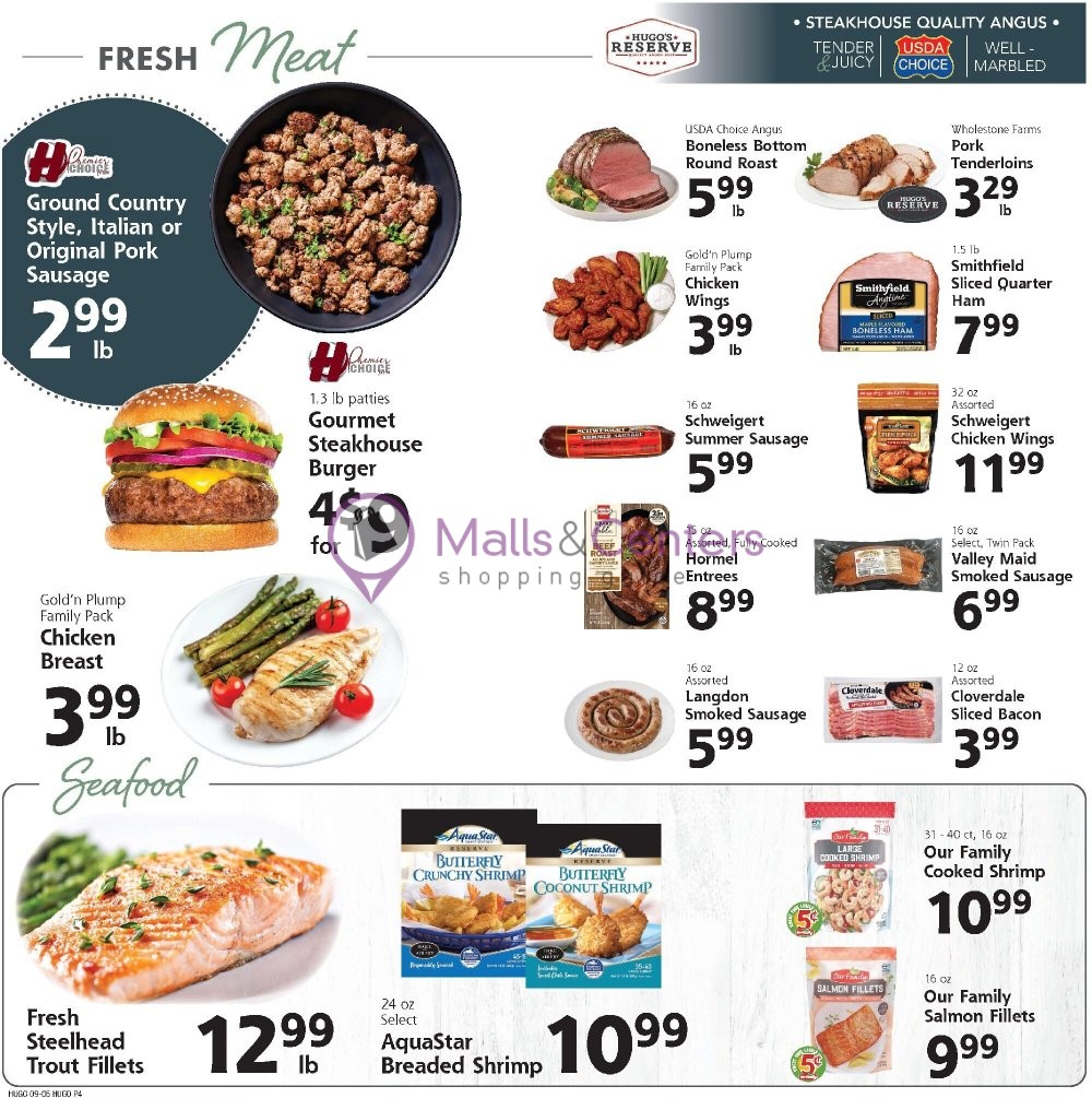 Weekly ad for Hugo's valid: 09/05/2026 - 09/11/2026, page 4