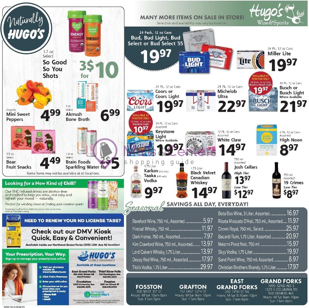 Weekly ad for Hugo's valid: 09/05/2026 - 09/11/2026, page 8