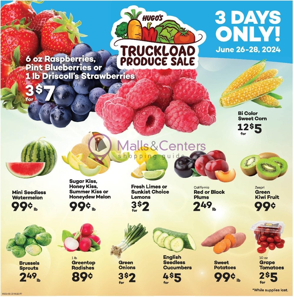 Weekly ad for Hugo's valid: 06/22/2024 - 06/28/2024, page 7 Weekly ad for Hugo's valid: 06/22/2024 - 06/28/2024, page 7