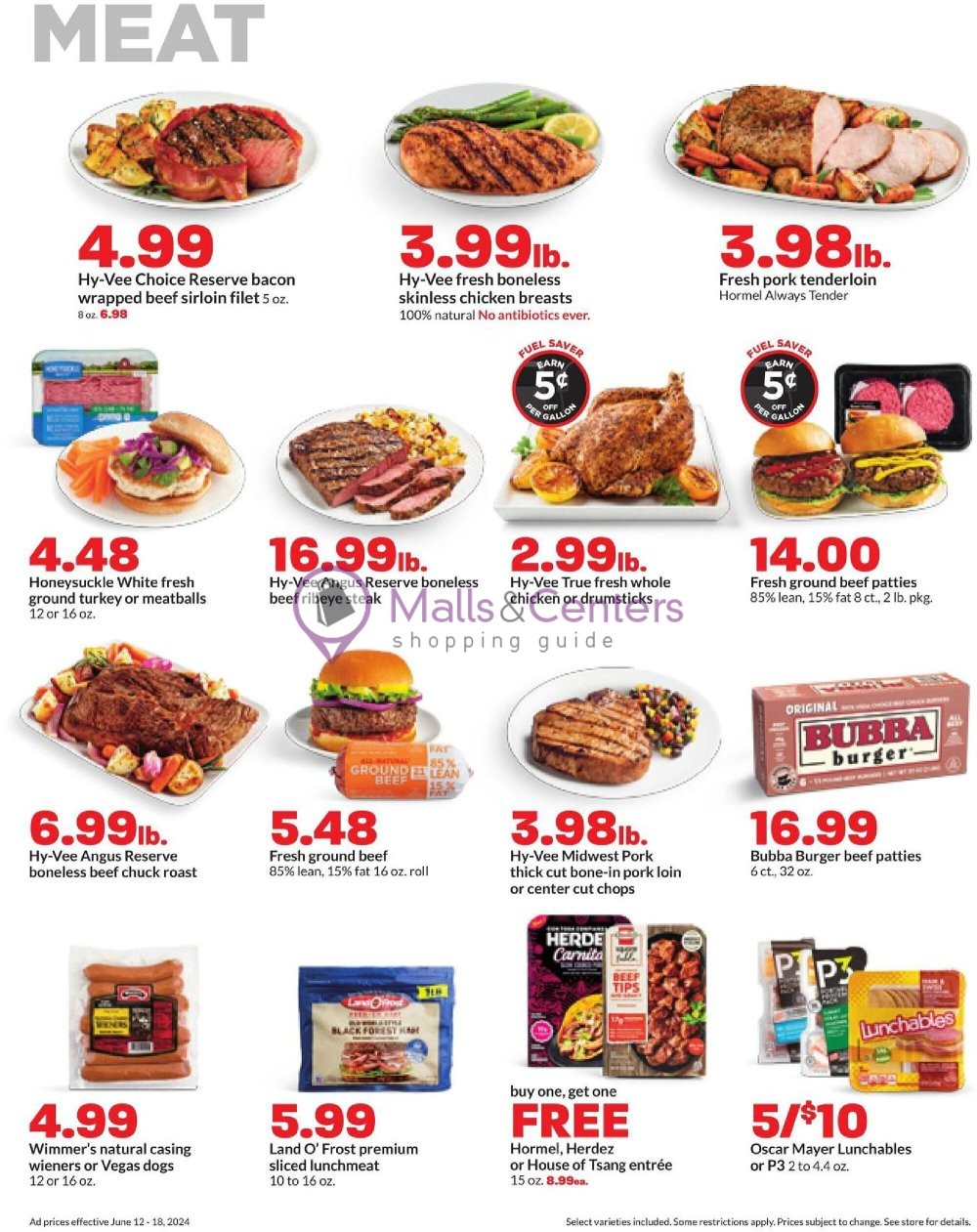 Weekly ad for HyVee valid: 06/12/2024 - 06/18/2024, page 6
