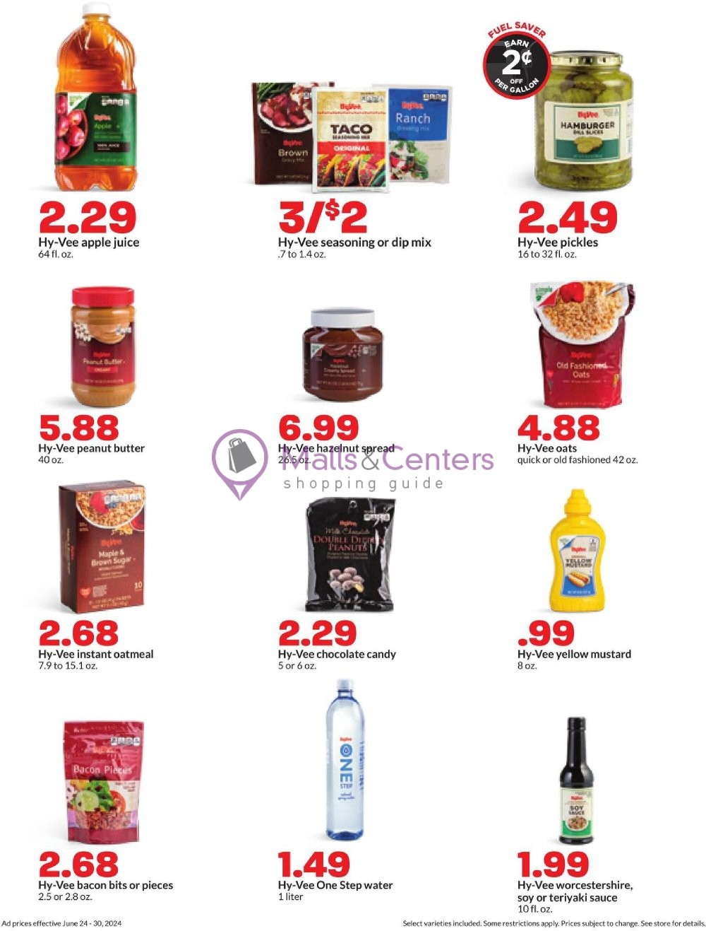 Weekly ad for HyVee valid: 06/24/2024 - 06/30/2024, page 14