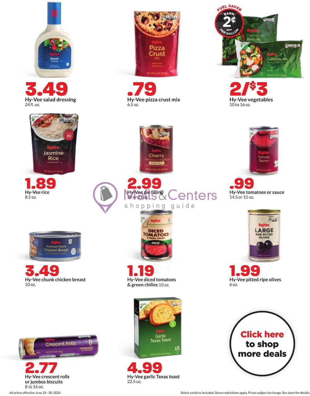 Weekly ad for HyVee valid: 06/24/2024 - 06/30/2024, page 15