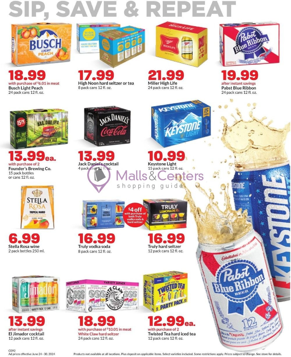 Weekly ad for HyVee valid: 06/24/2024 - 06/30/2024, page 51