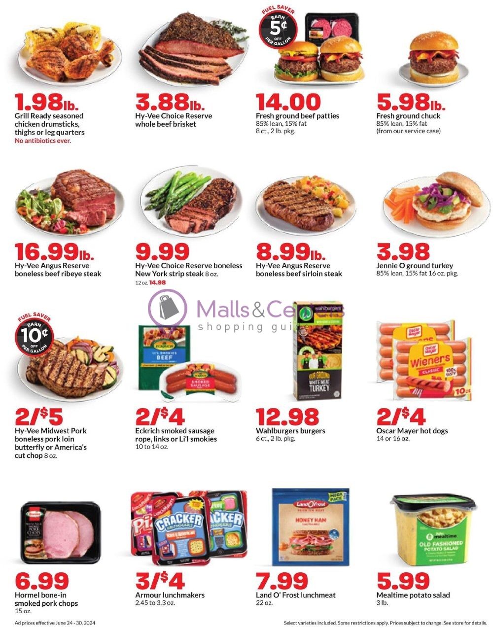 Weekly ad for HyVee valid: 06/24/2024 - 06/30/2024, page 8