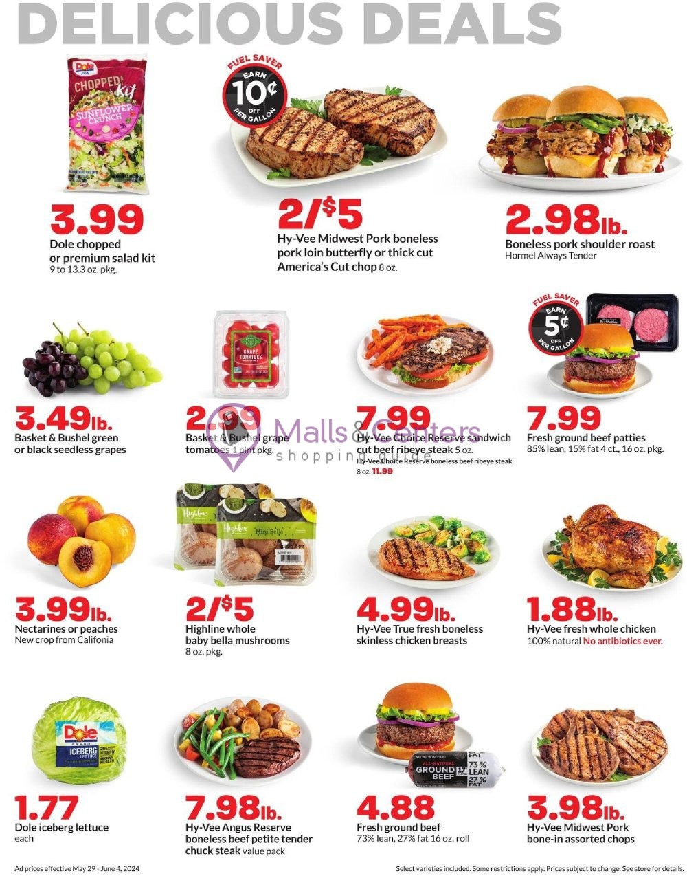 Weekly ad for HyVee valid: 05/29/2024 - 06/04/2024, page 3