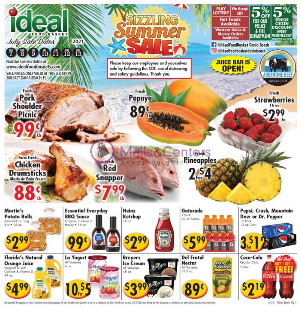 Ideal Food Basket Weekly Ad sales & flyers specials MallsCenters