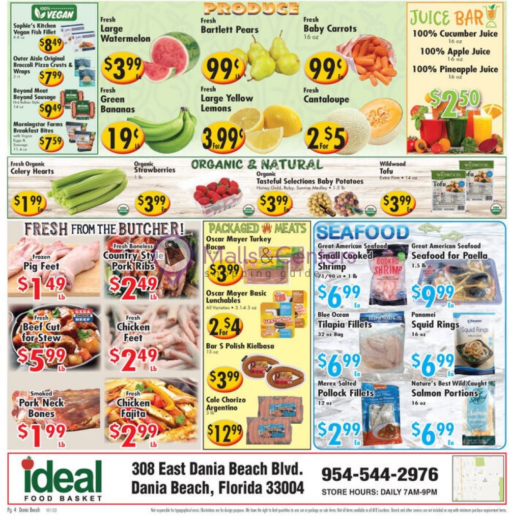 Ideal Food Basket Weekly ad valid from 10/11/2023 to 10/17/2023 MallsCenters