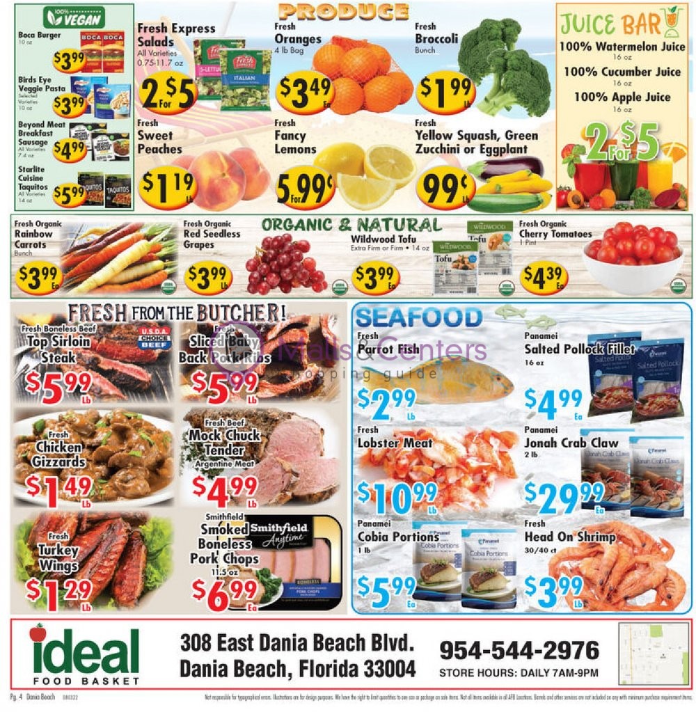 Ideal Food Basket Weekly Ad sales & flyers specials MallsCenters