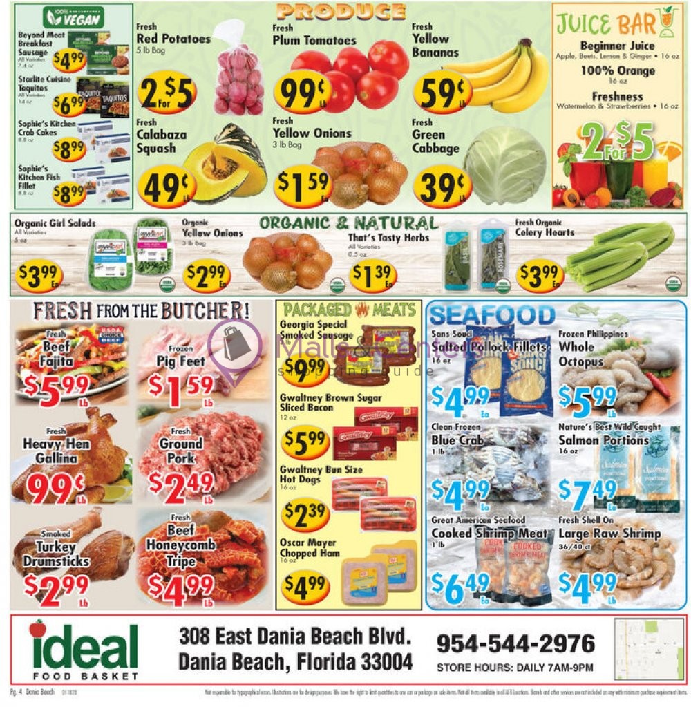 Ideal Food Basket Weekly ad valid from 01/18/2023 to 01/24/2023
