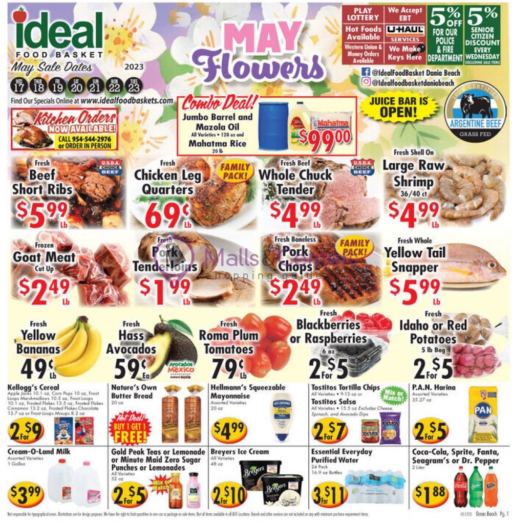 Ideal Food Basket Weekly ad valid from 05/17/2023 to 05/23/2023
