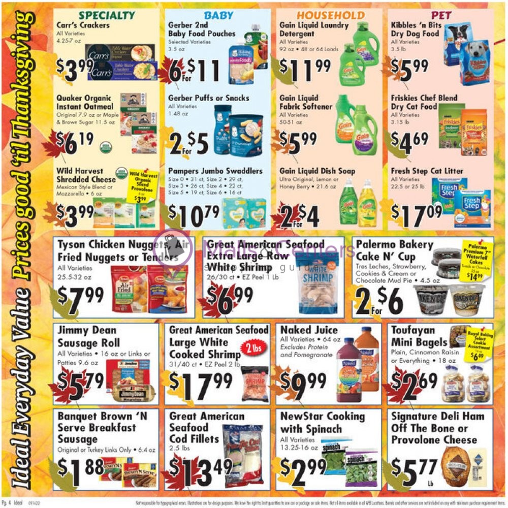 Ideal Food Basket Weekly Ad Valid From 09 16 2022 To 09 22 2022 
