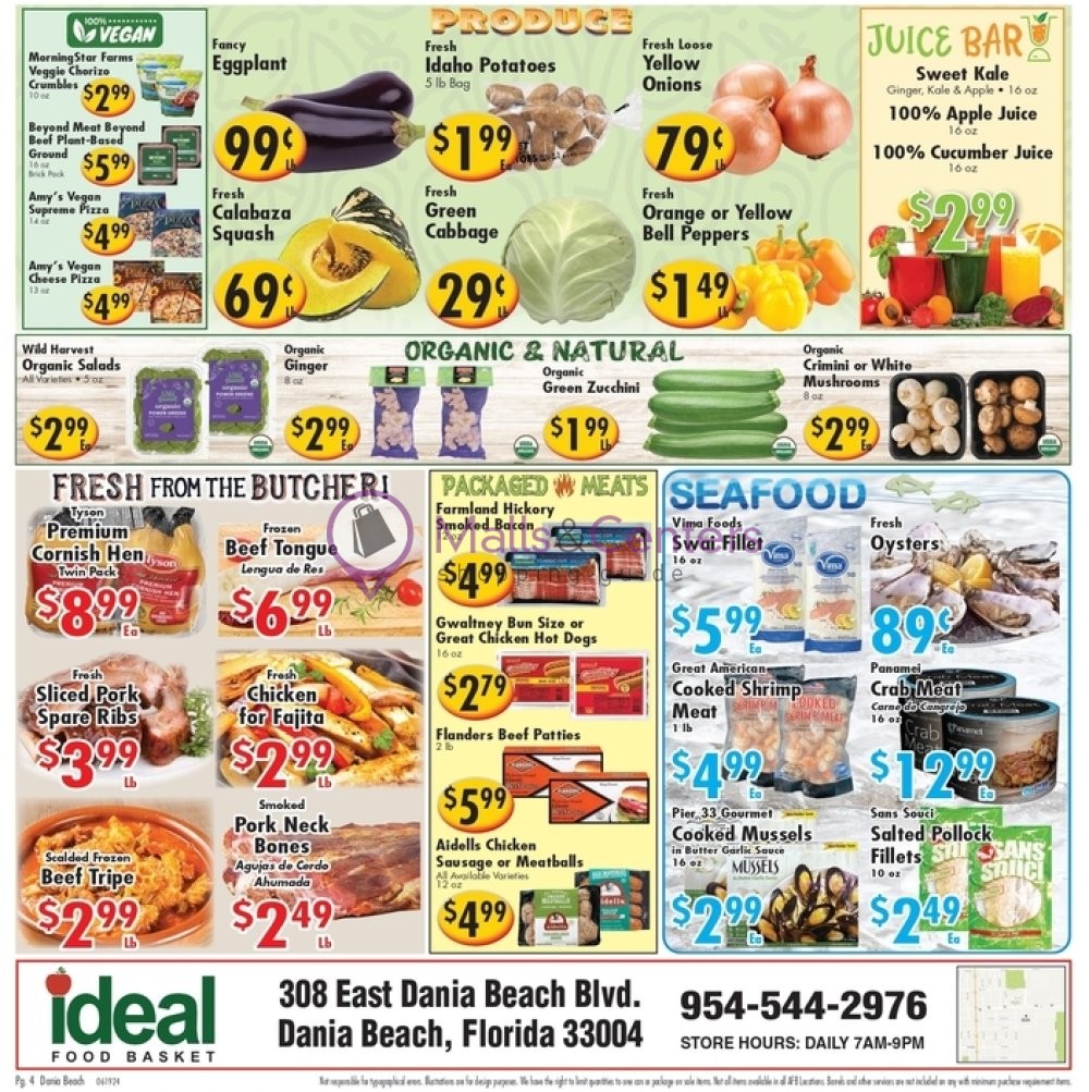 Weekly ad for Ideal Food Basket valid: 06/19/2024 - 06/25/2024, page 4