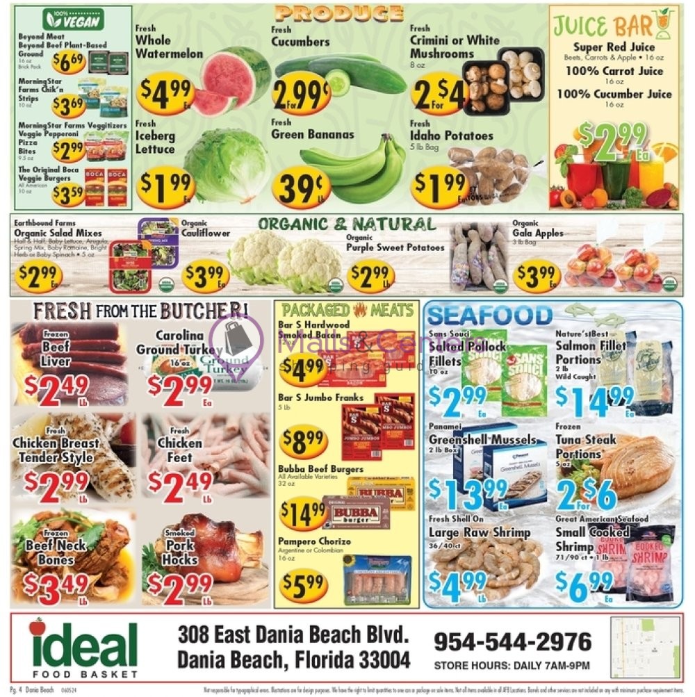Weekly ad for Ideal Food Basket valid: 06/05/2024 - 06/11/2024, page 4