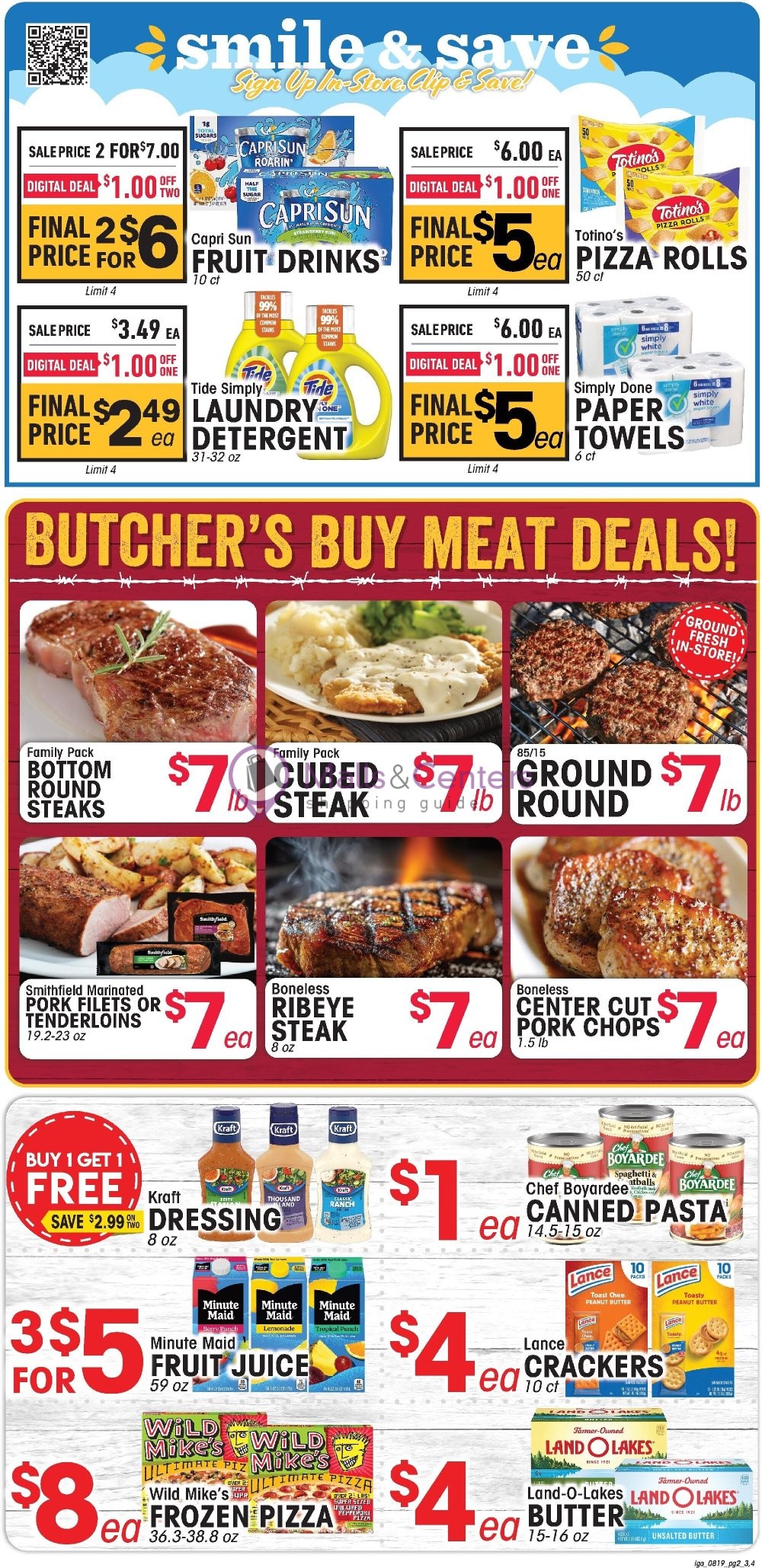 Weekly ad for IGA valid: 08/19/2026 - 08/25/2026, page 2