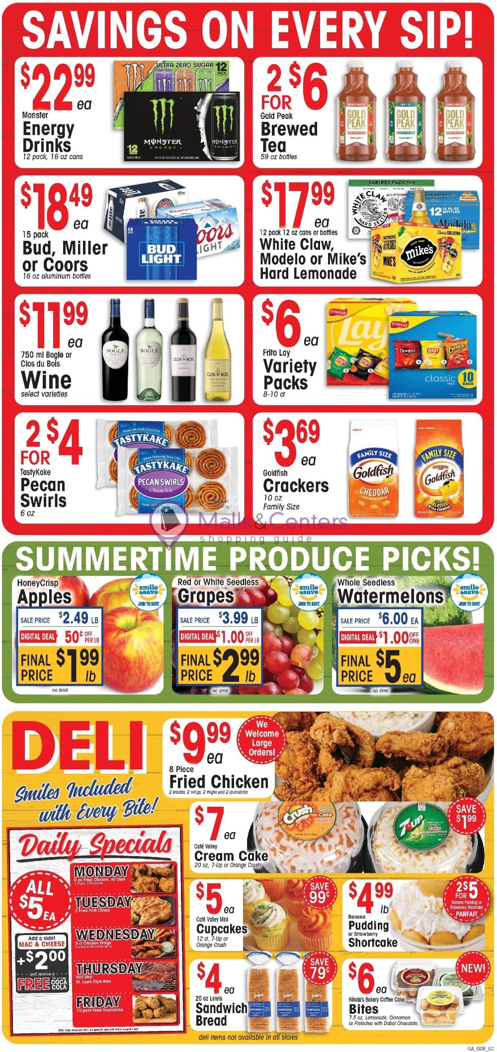 Weekly ad for IGA valid: 08/26/2026 - 09/01/2026, page 3