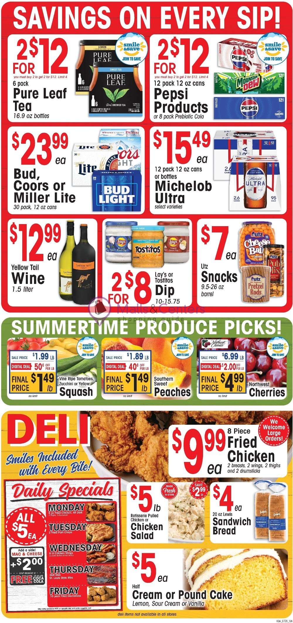 Weekly ad for IGA valid: 07/29/2026 - 08/04/2026, page 3