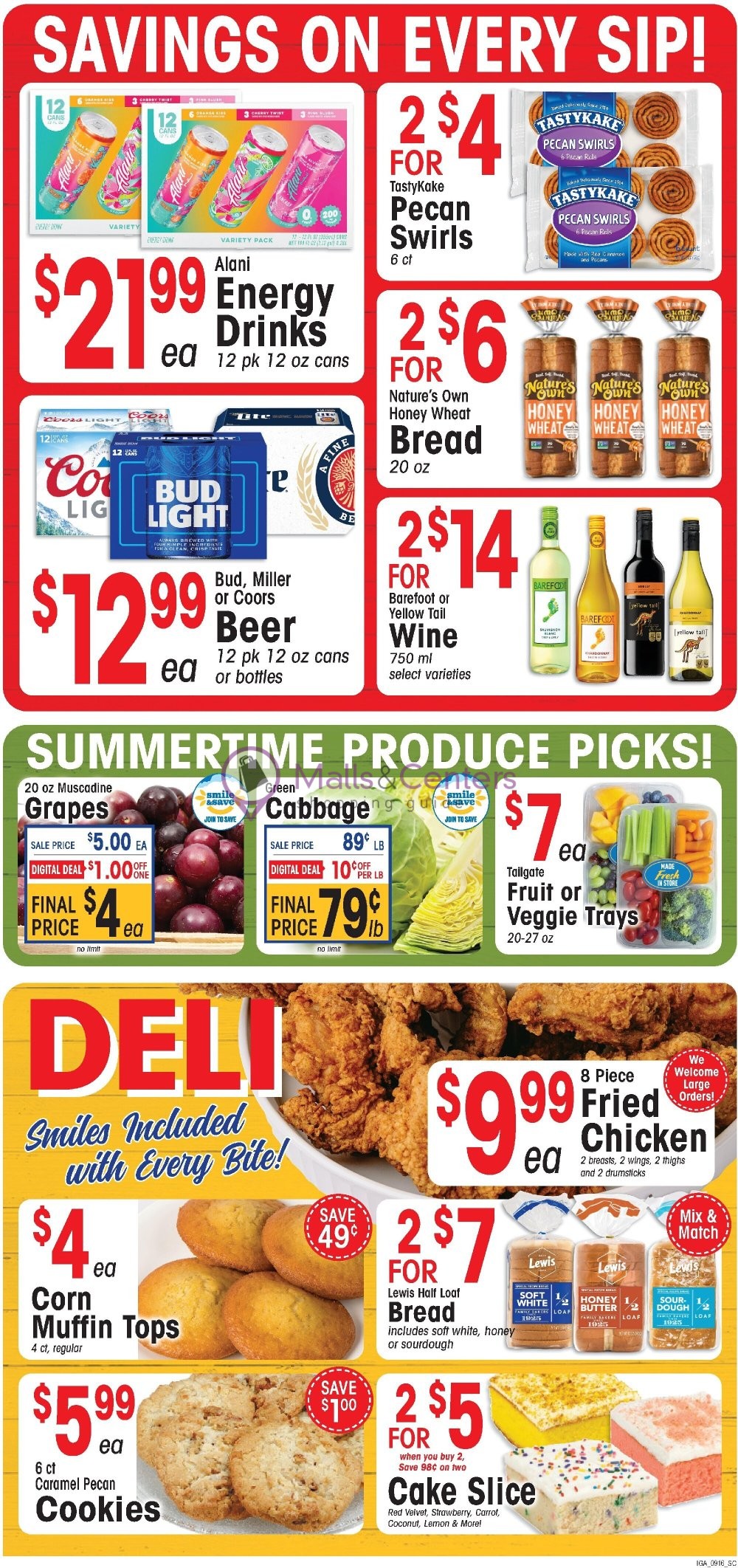 Weekly ad for IGA valid: 09/16/2026 - 09/22/2026, page 3