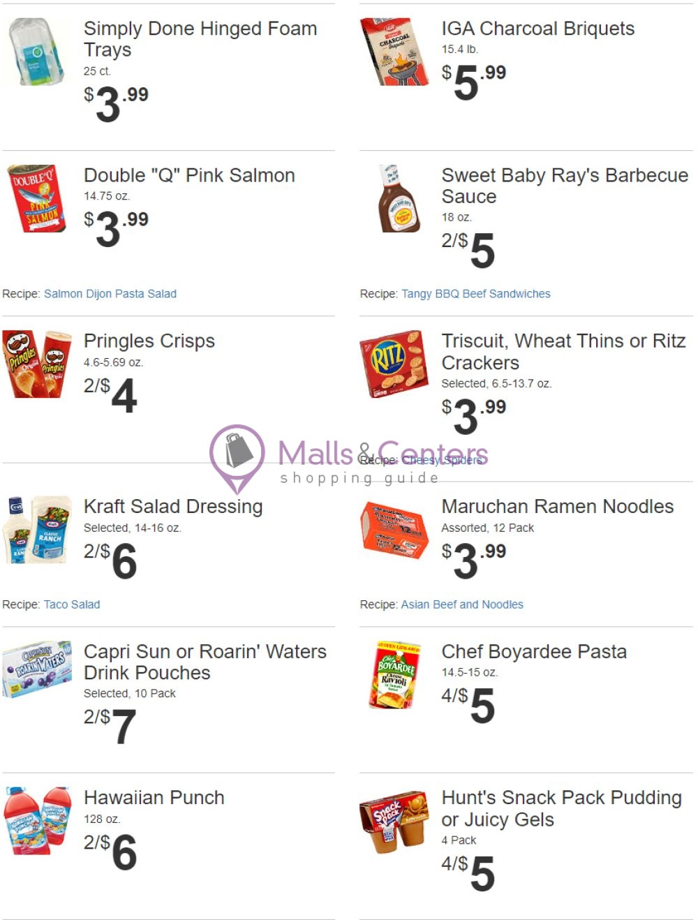 Weekly ad for IGA Rowe's Supermarket valid: 06/26/2024 - 07/02/2024, page 8