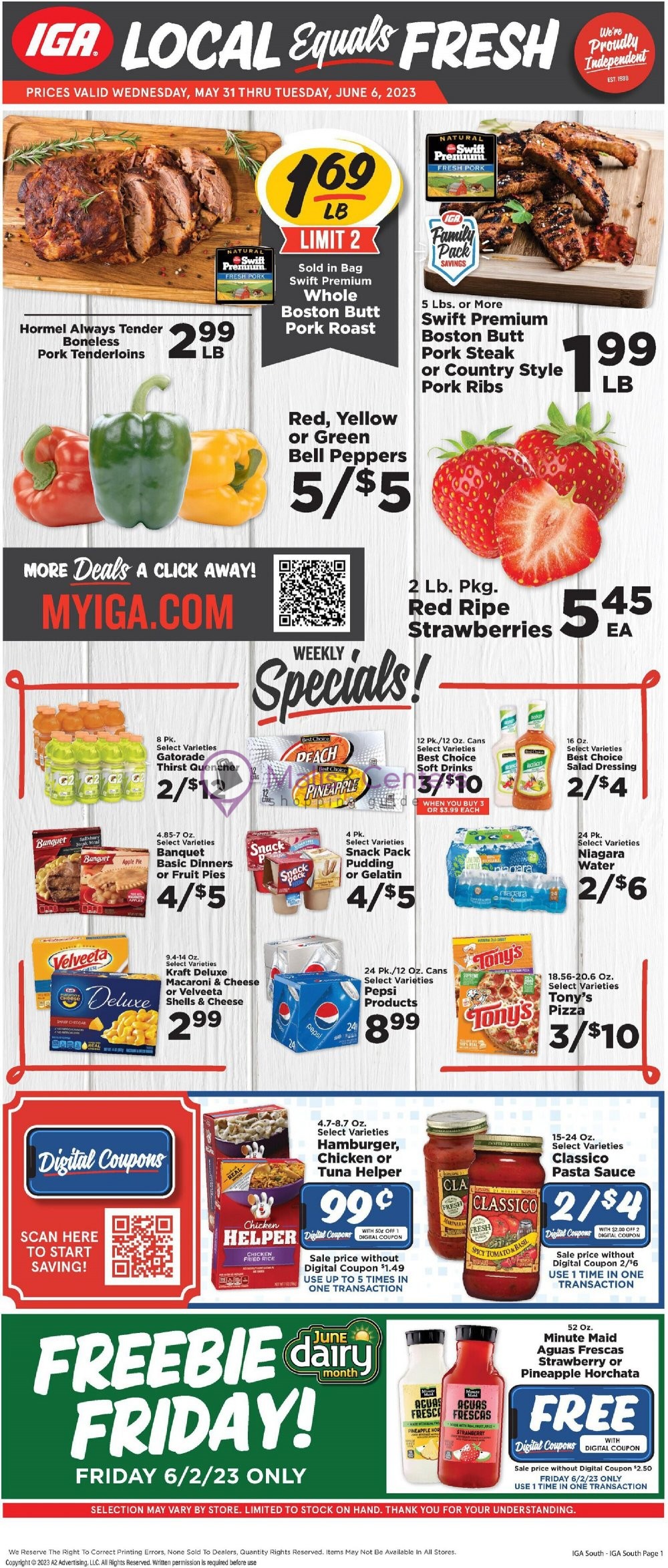 IGA Weekly ad valid from 05/31/2023 to 06/06/2023 MallsCenters