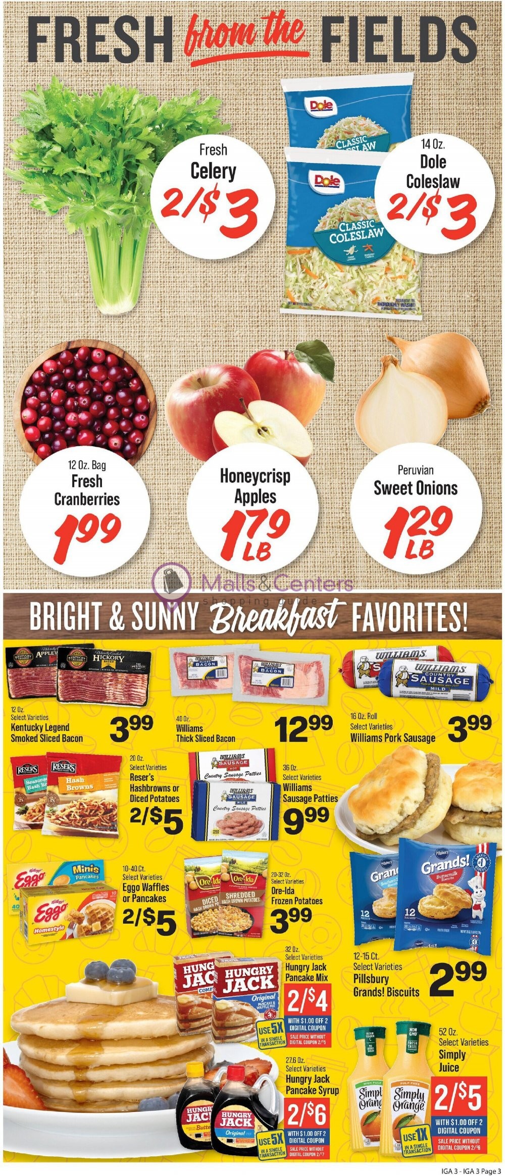 IGA Weekly ad valid from 11/15/2023 to 11/28/2023 MallsCenters