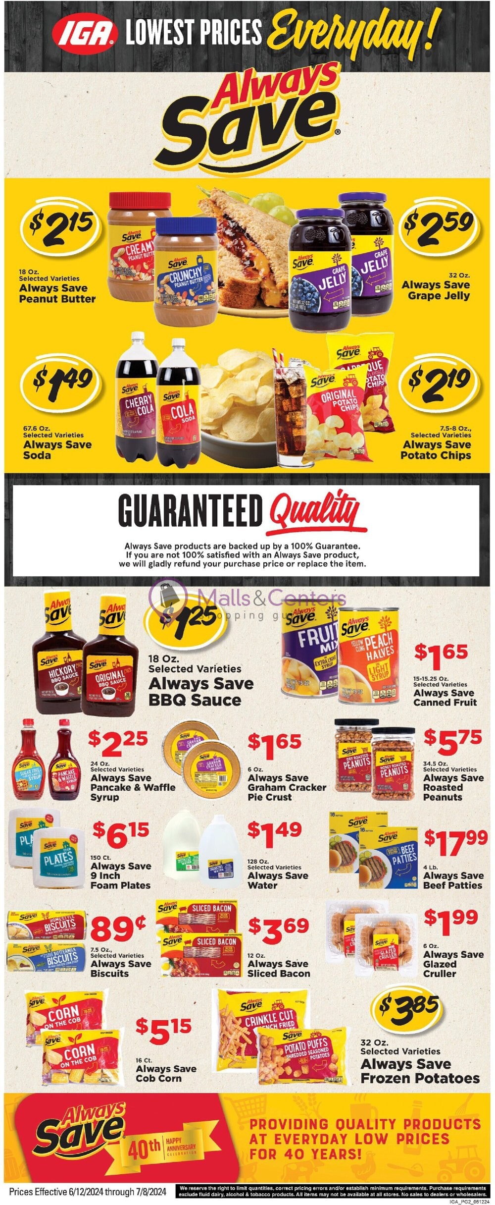 Weekly ad for IGA valid: 06/26/2024 - 07/02/2024, page 8
