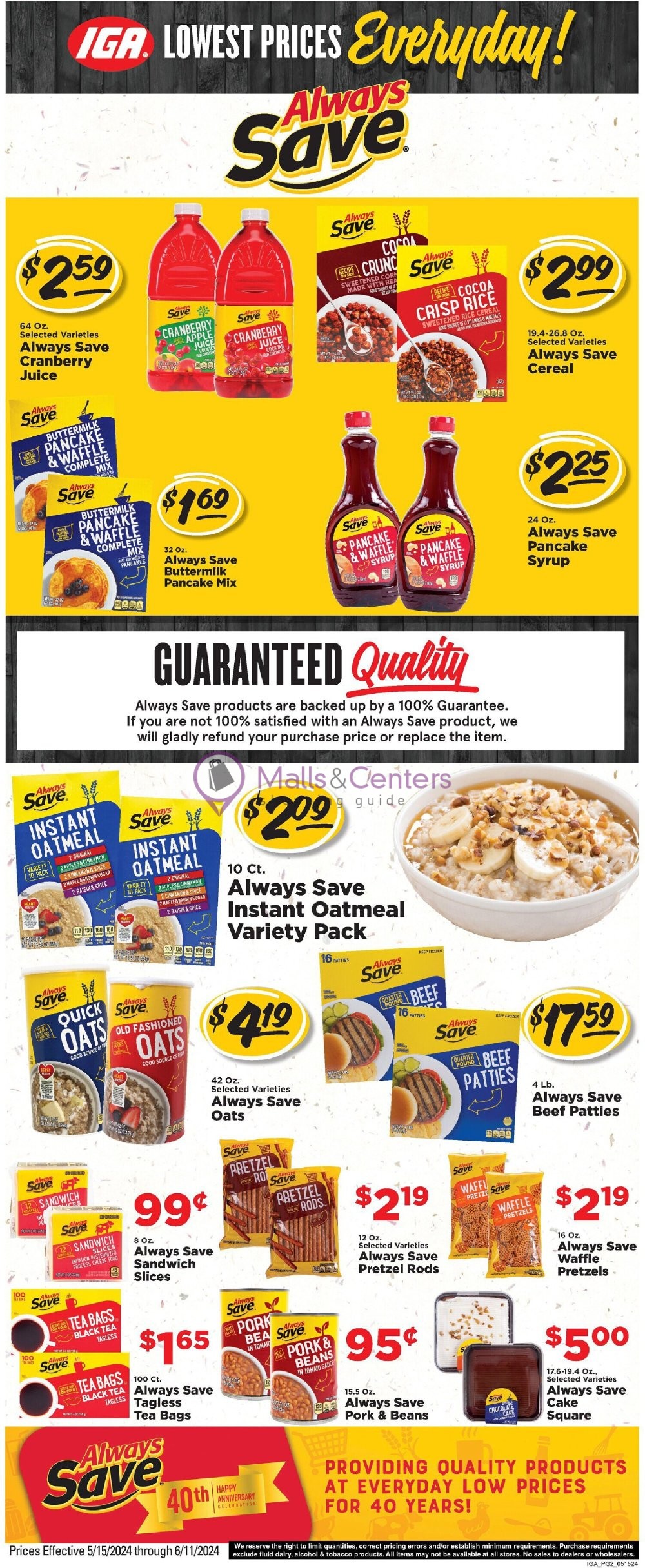Weekly ad for IGA valid: 05/29/2024 - 06/04/2024, page 7