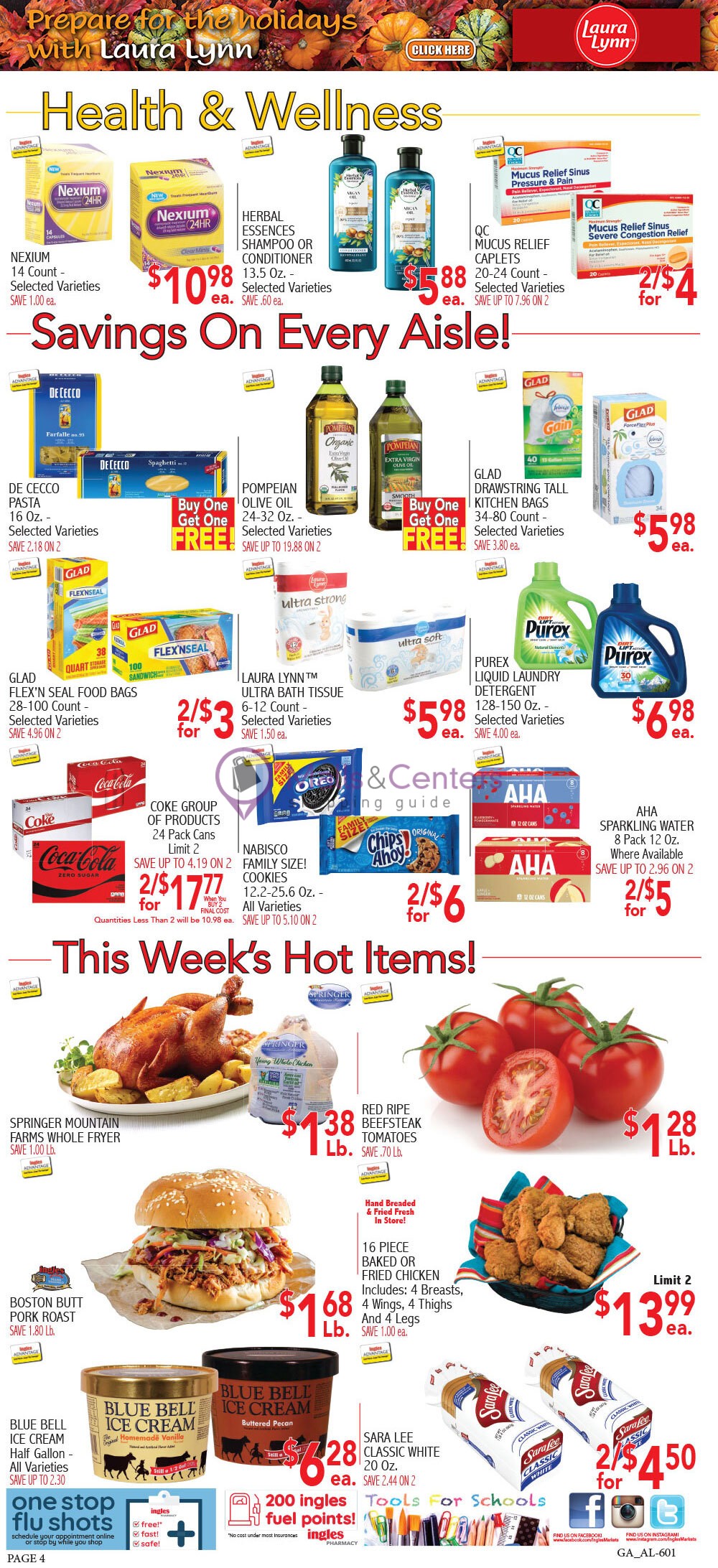 Ingles Markets Weekly ad valid from 11/26/2021 to 11/30/2021 MallsCenters