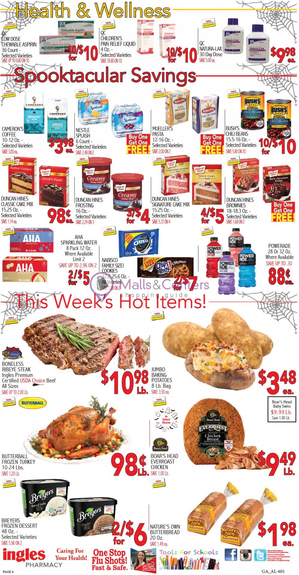 Ingles Markets Weekly ad valid from 10/28/2020 to 11/03/2020 - MallsCenters