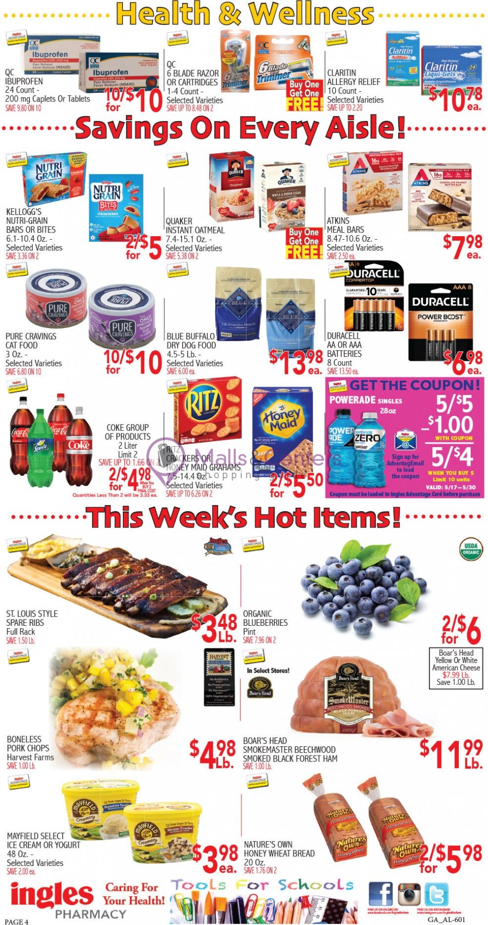 Ingles Markets Weekly ad valid from 05/17/2023 to 05/23/2023 MallsCenters