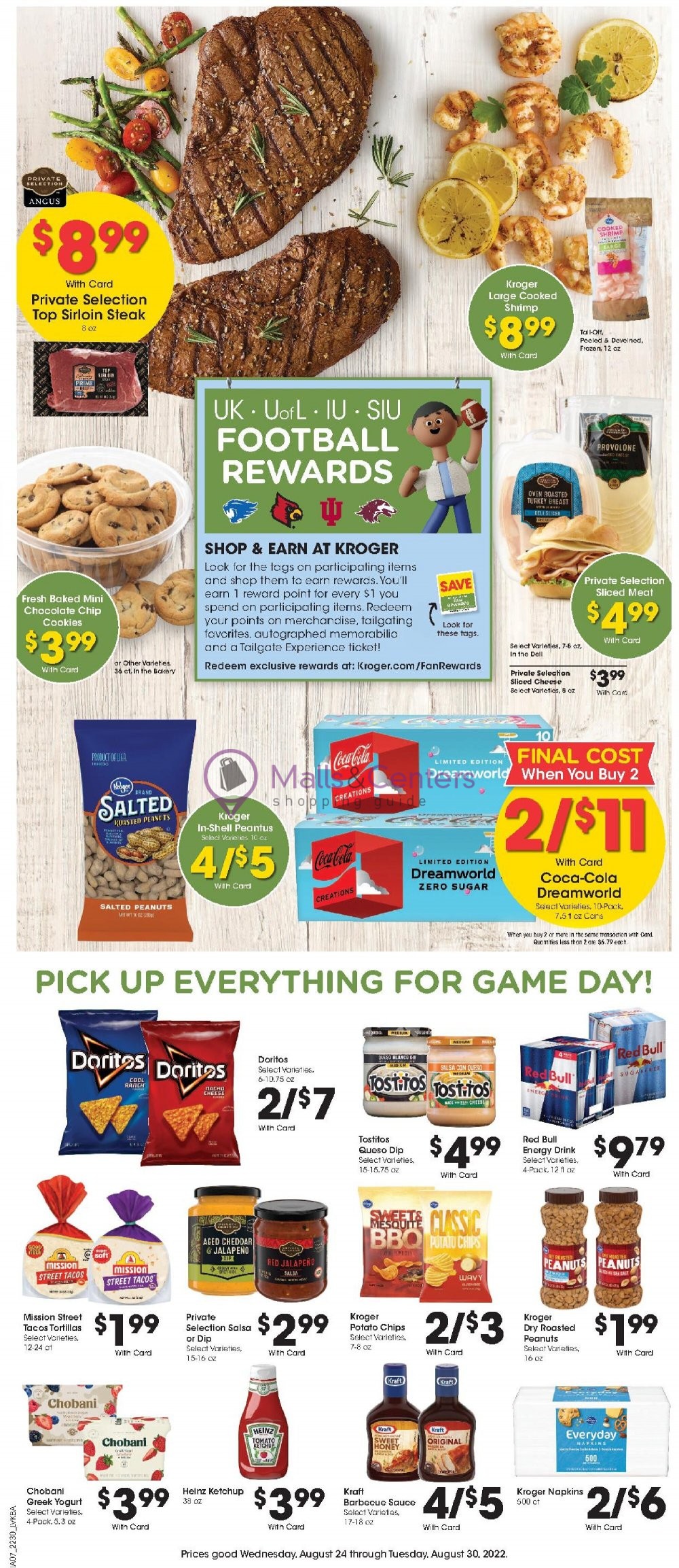 Jay C Foods Weekly ad valid from 08/24/2022 to 08/30/2022 MallsCenters