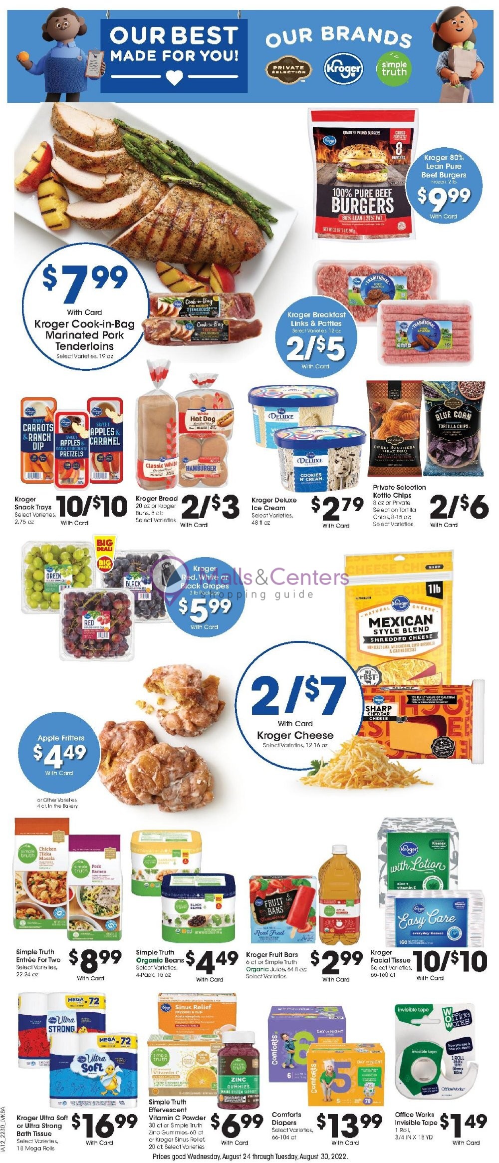 Jay C Foods Weekly ad valid from 08/24/2022 to 08/30/2022 MallsCenters