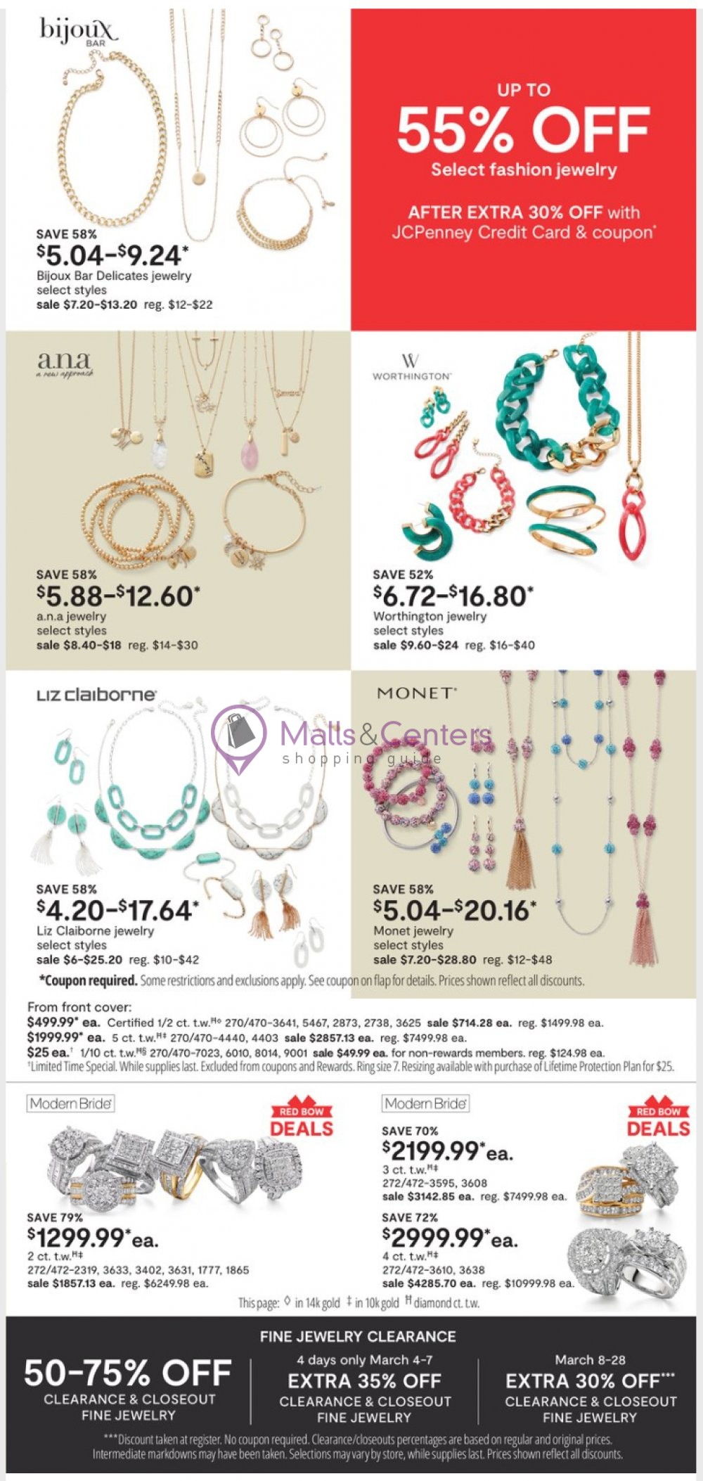 JCPenney Weekly Ad sales & flyers specials MallsCenters