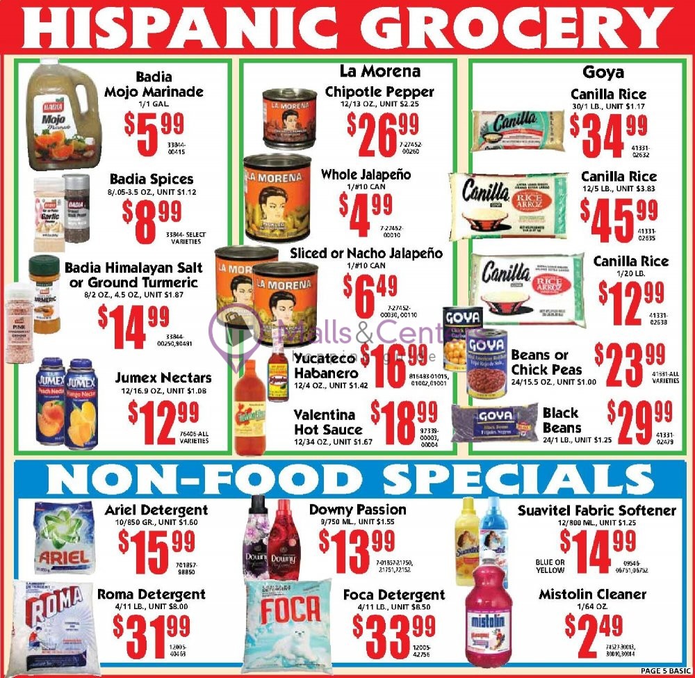 Jetro Weekly Ad sales & flyers specials MallsCenters