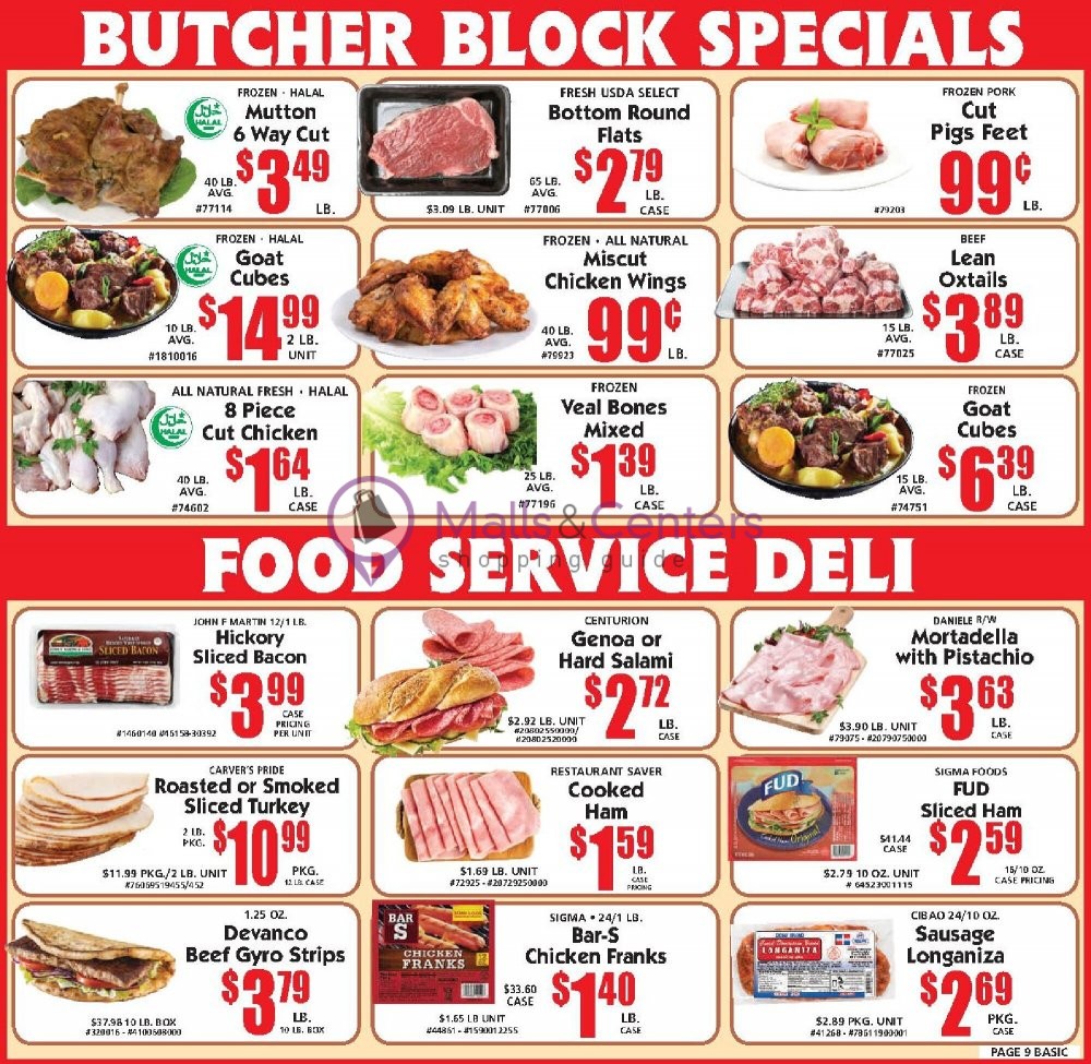 Jetro Weekly Ad sales & flyers specials MallsCenters