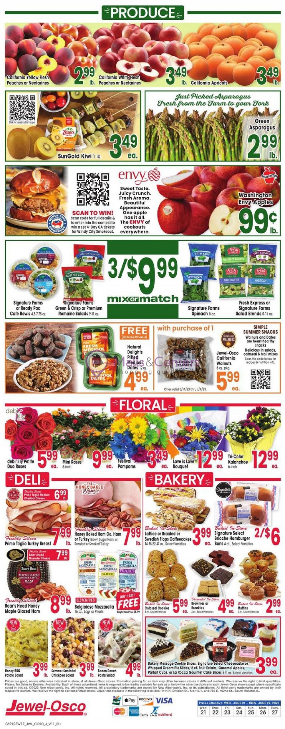 JewelOsco Weekly ad valid from 06/21/2023 to 06/27/2023 MallsCenters