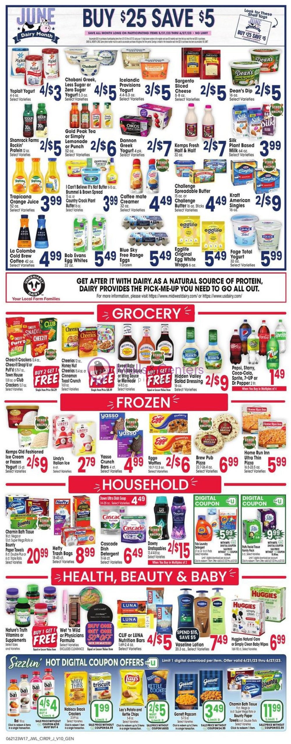 JewelOsco Weekly ad valid from 06/21/2023 to 06/27/2023 MallsCenters