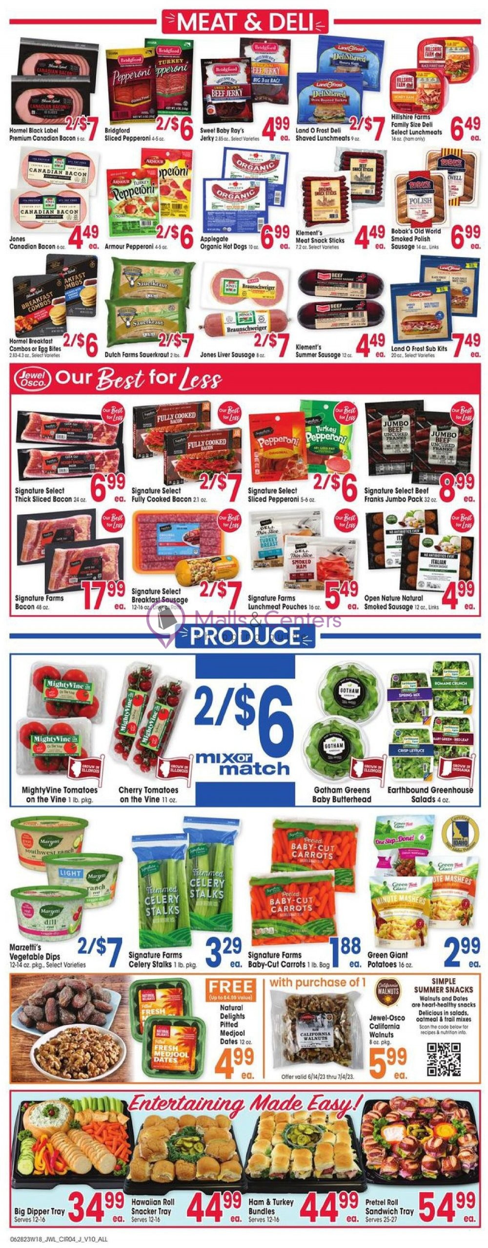JewelOsco Weekly ad valid from 06/28/2023 to 07/04/2023 MallsCenters