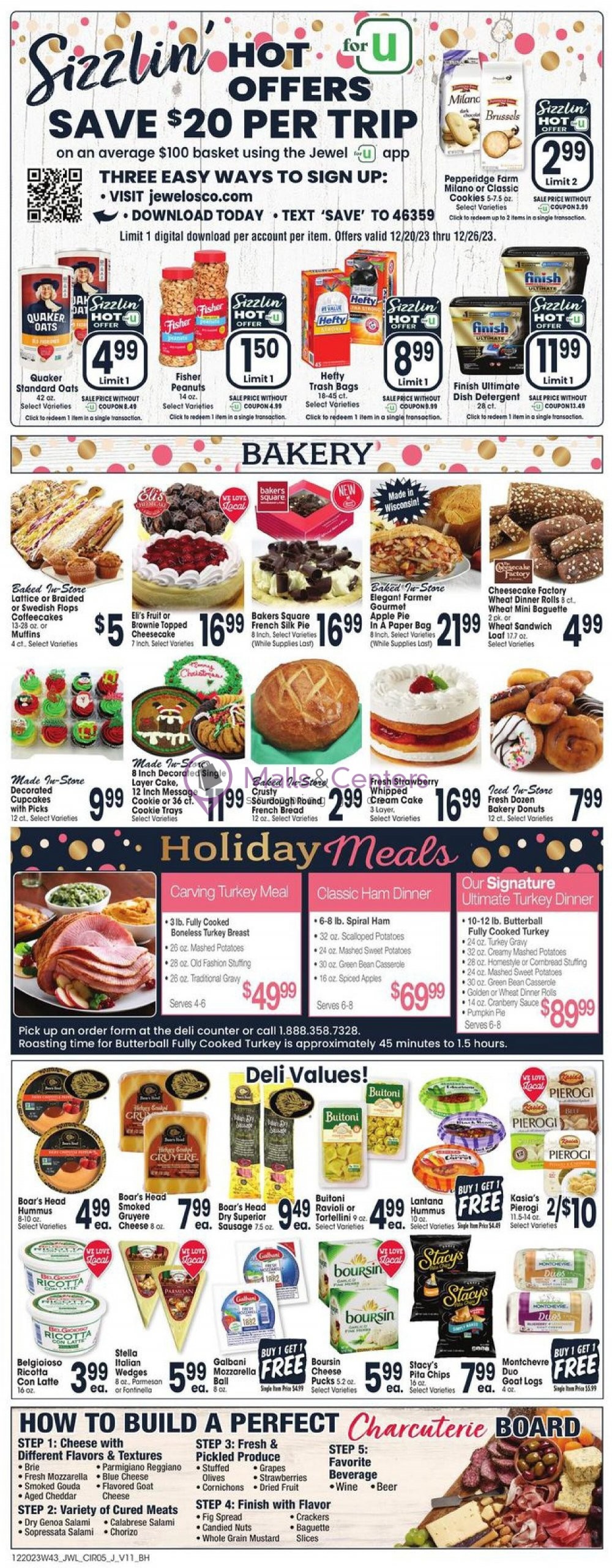 JewelOsco Weekly ad valid from 12/20/2023 to 12/26/2023 MallsCenters