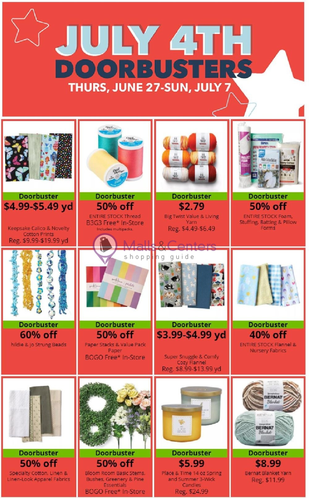 Weekly ad for Jo Ann Fabrics and Crafts valid: 06/27/2024 - 07/17/2024, page 2