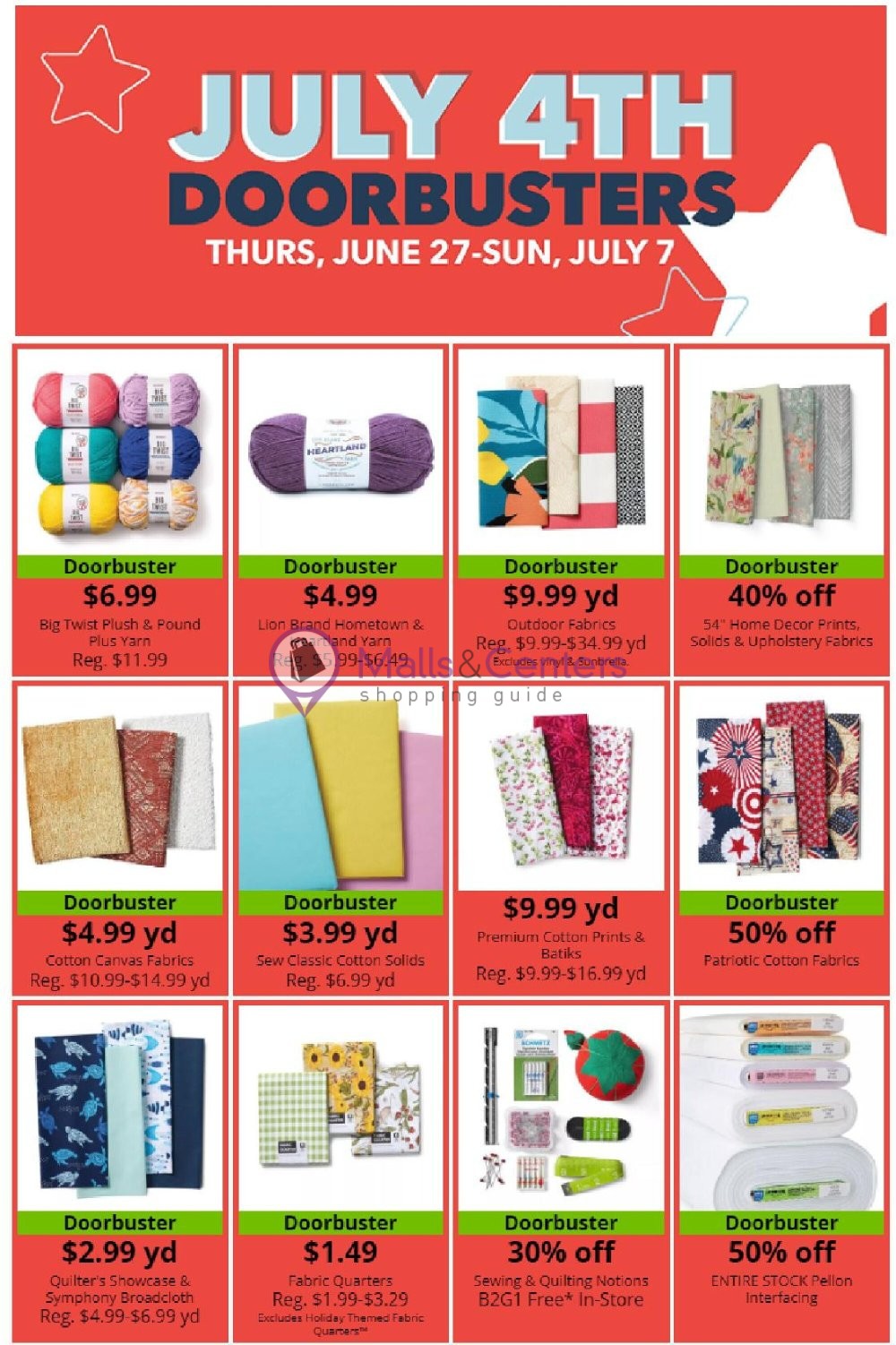 Weekly ad for Jo Ann Fabrics and Crafts valid: 06/27/2024 - 07/17/2024, page 3