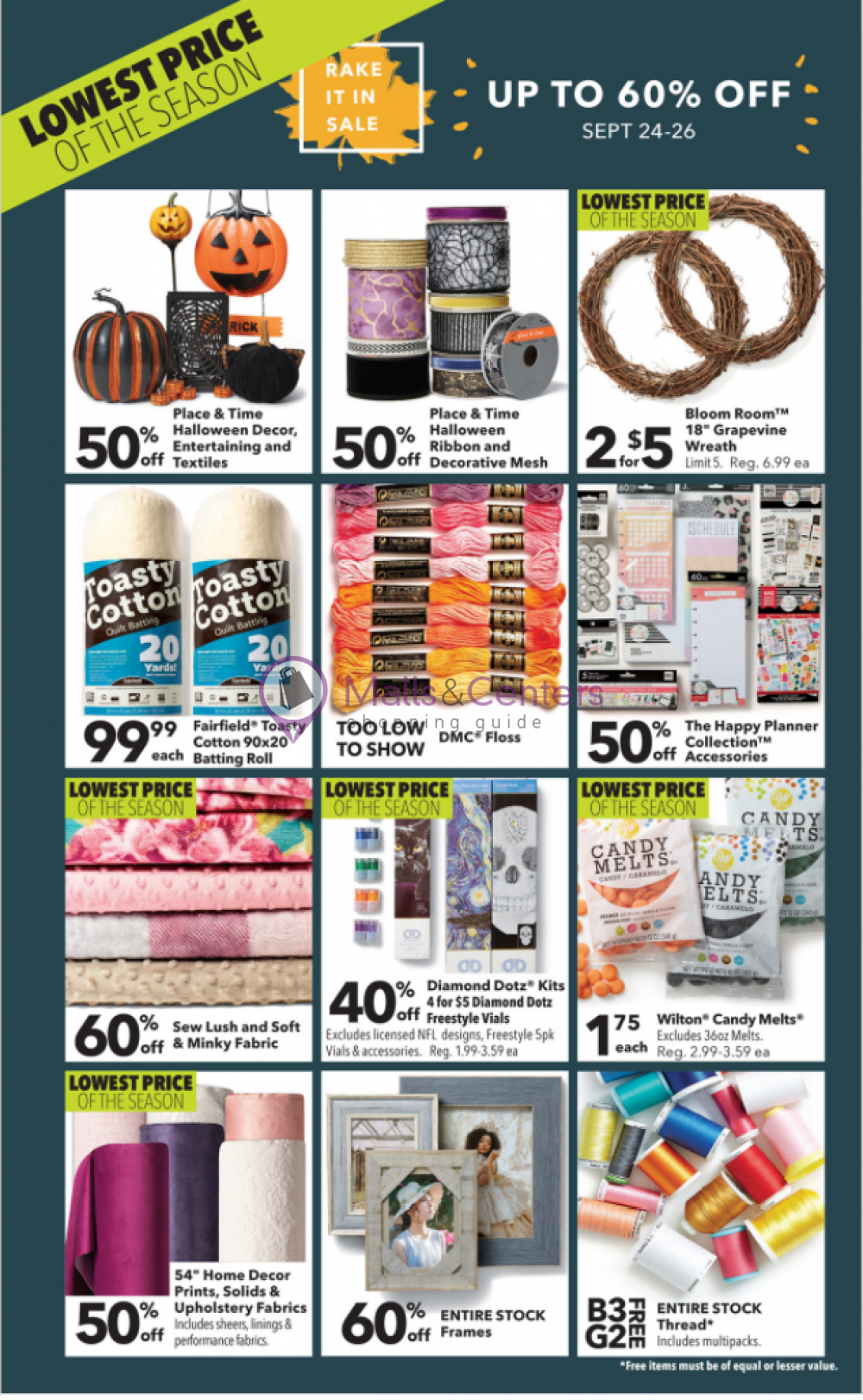Jo Ann Fabrics and Crafts Weekly ad valid from 09/17/2020 to 09/30/2020
