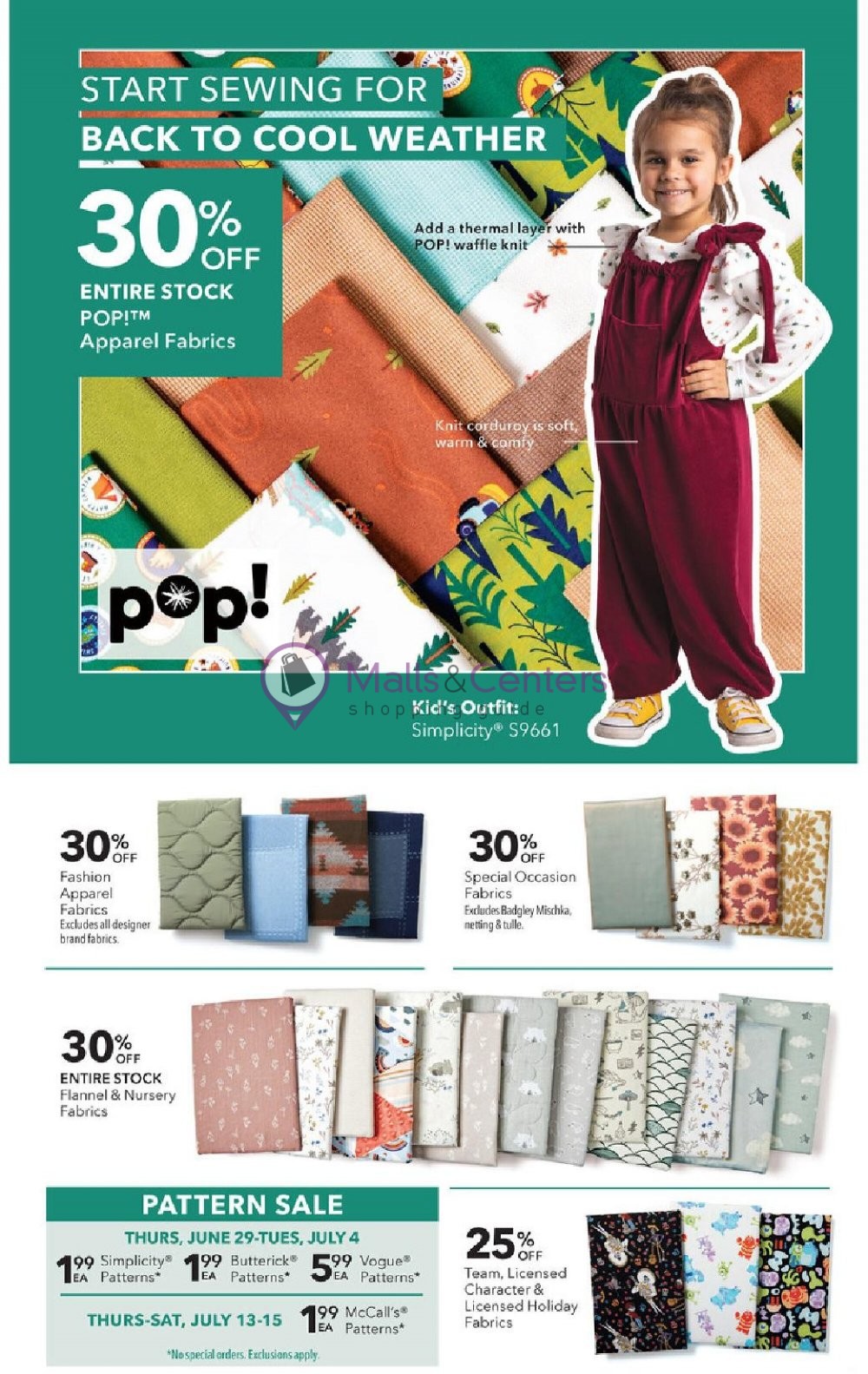Jo Ann Fabrics and Crafts Weekly ad valid from 06/29/2023 to 07/19/2023