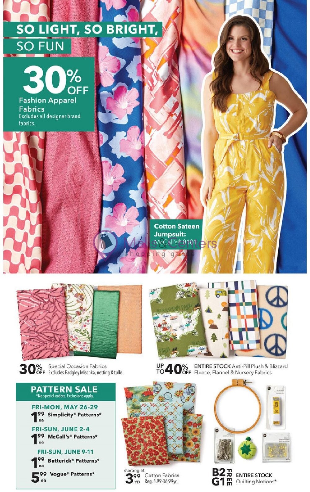 Weekly ad for Jo Ann Fabrics and Crafts valid: 05/26/2023 - 06/14/2023, page 10
