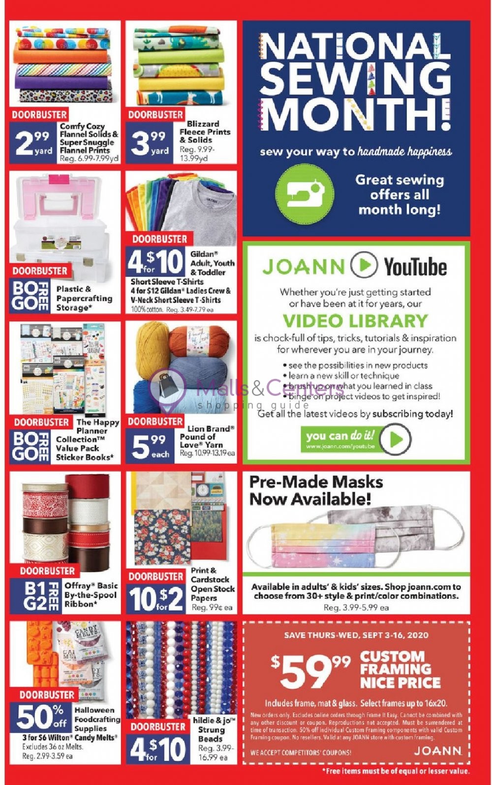 Jo Ann Fabrics and Crafts Weekly Ad sales & flyers specials