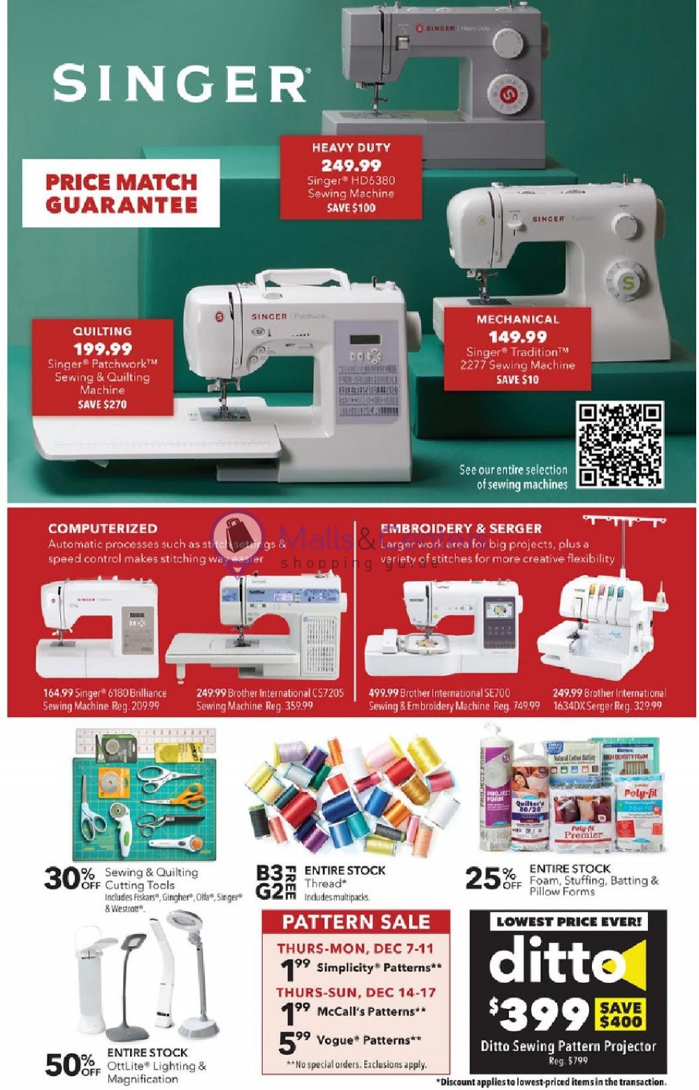 Jo Ann Fabrics and Crafts Weekly ad valid from 12/07/2023 to 12/24/2023
