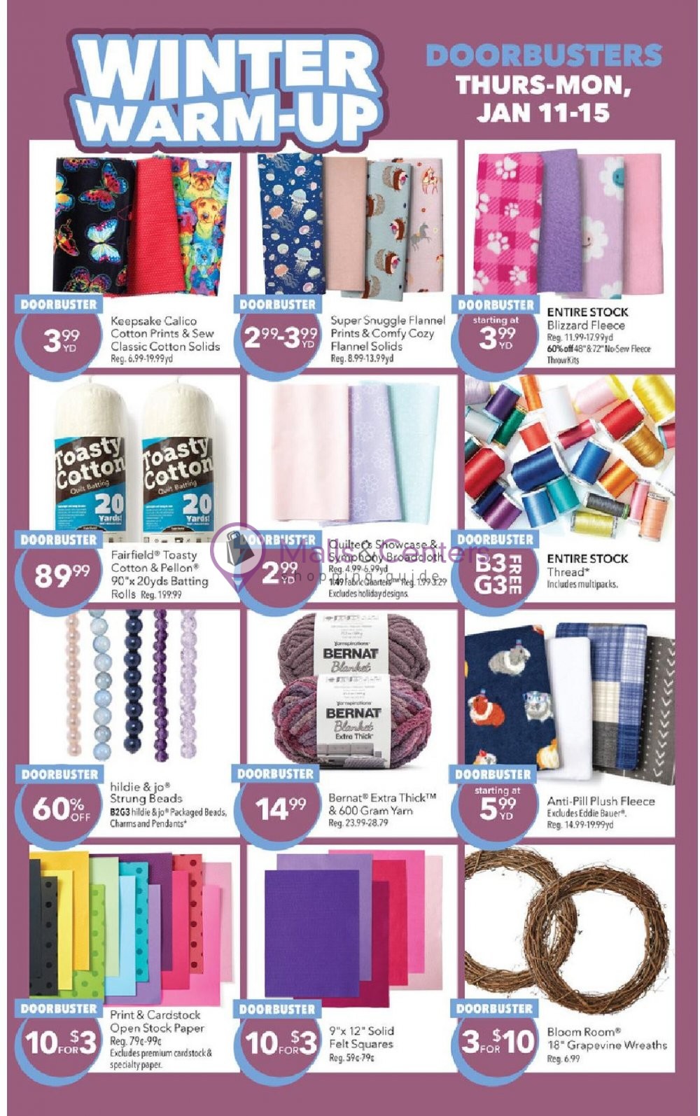 Weekly ad for Jo Ann Fabrics and Crafts valid: 01/11/2024 - 01/31/2024, page 3