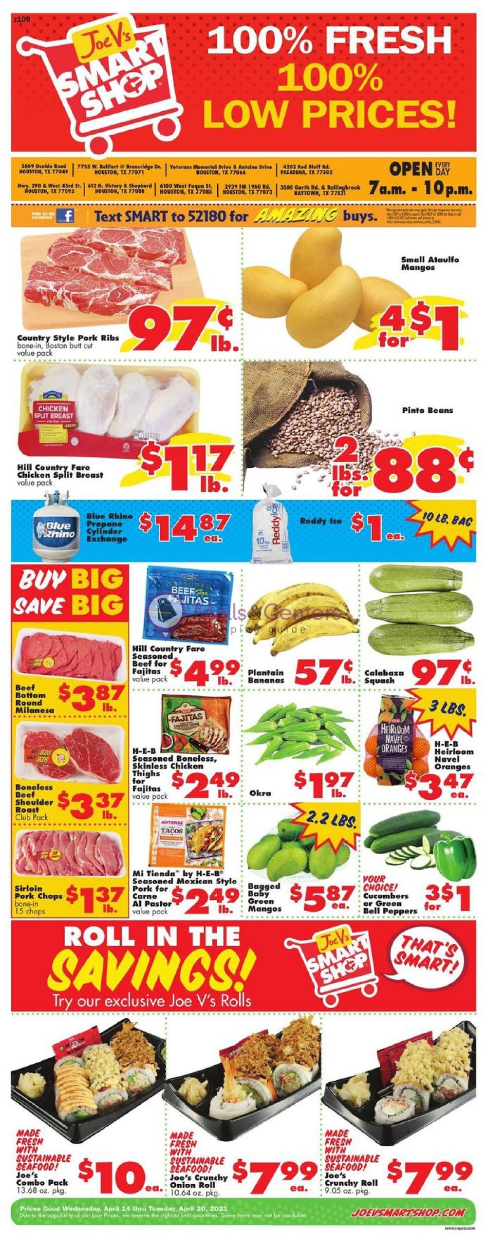 Joe V's Smart Shop Weekly ad valid from 04/14/2021 to 04/20/2021