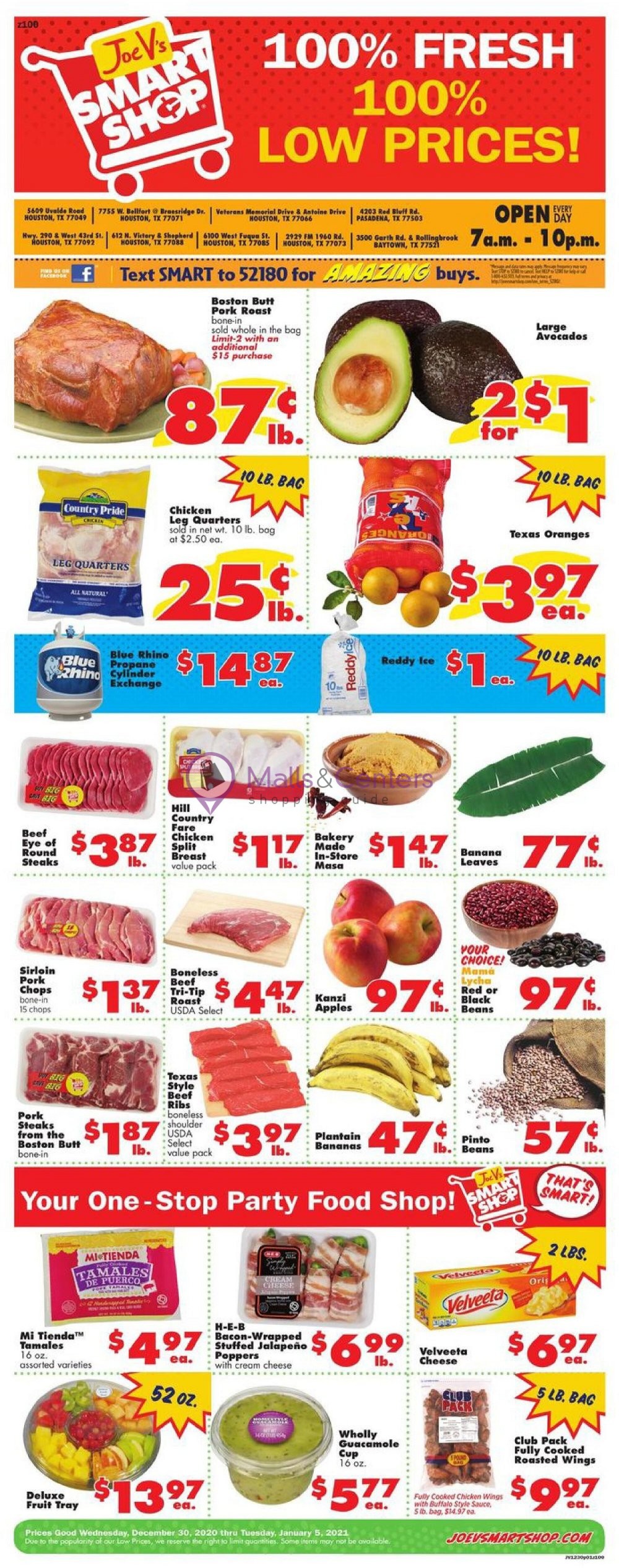 Joe V's Smart Shop Weekly ad valid from 12/30/2020 to 01/05/2021 ...