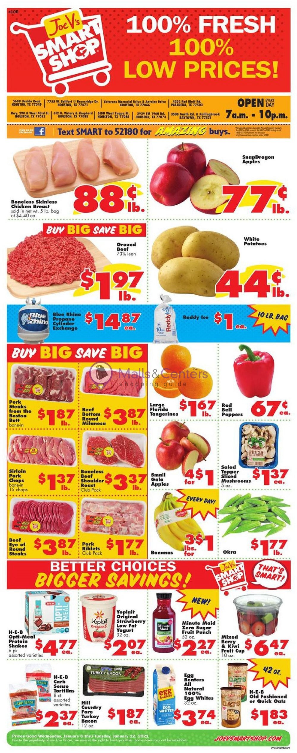 Joe V's Smart Shop Weekly ad valid from 01/06/2021 to 01/12/2021